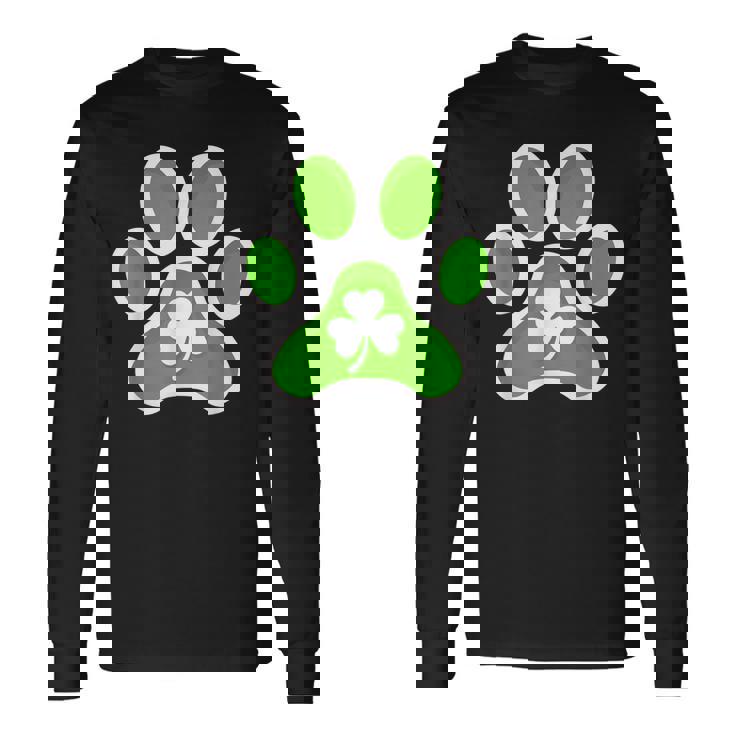 Shamrock Dog St Patricks Day Long Sleeve T-Shirt T-Shirt