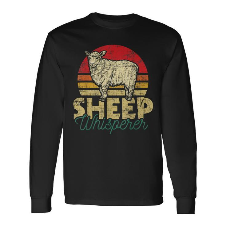 Sheep Whisperer Flock Herd Farmer Homestead Long Sleeve T-Shirt T-Shirt
