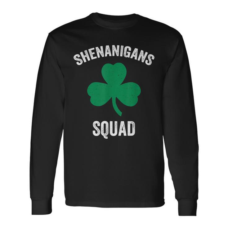 Shenanigans Squad St Patricks Day Matching Group Long Sleeve T-Shirt T-Shirt