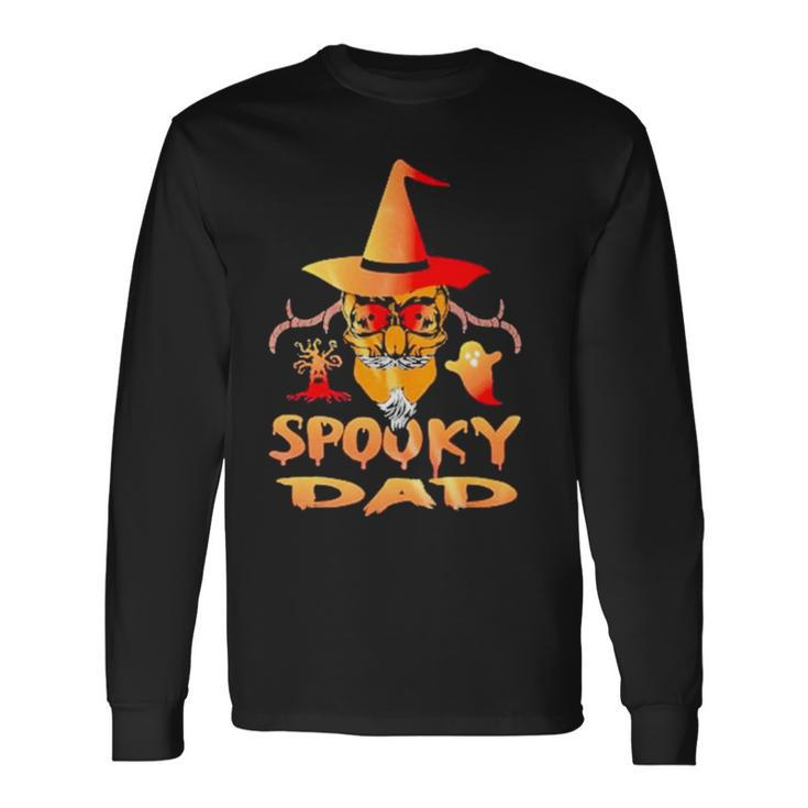 Single Dad Spooky Dad Halloween Long Sleeve T-Shirt T-Shirt