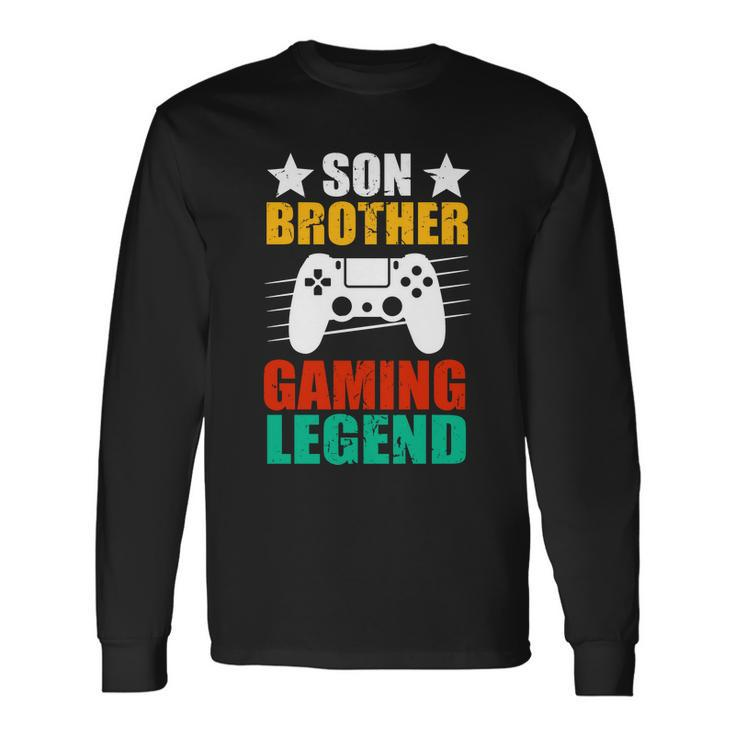 Son Brother Gaming Legend V2 Long Sleeve T-Shirt