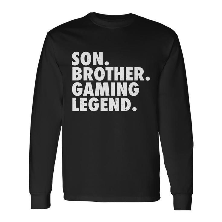 Son Brother Gaming Legend V3 Long Sleeve T-Shirt