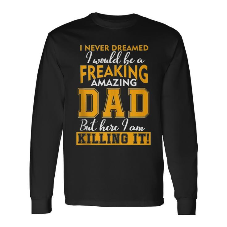 Son In Law Fathers Day Birthday Long Sleeve T-Shirt