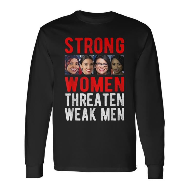 Squad Aoc Female Empowerment Feminist Message Long Sleeve T-Shirt T-Shirt