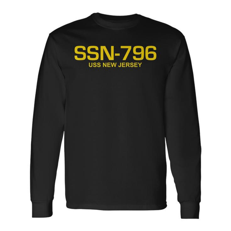 Ssn-796 Uss New Jersey Long Sleeve T-Shirt