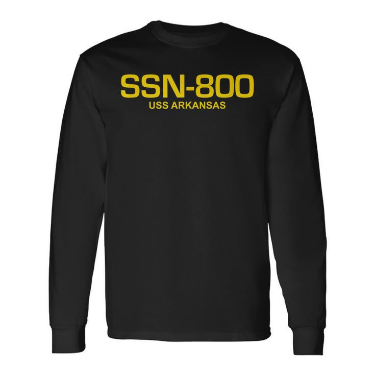 Ssn-800 Uss Arkansas Long Sleeve T-Shirt
