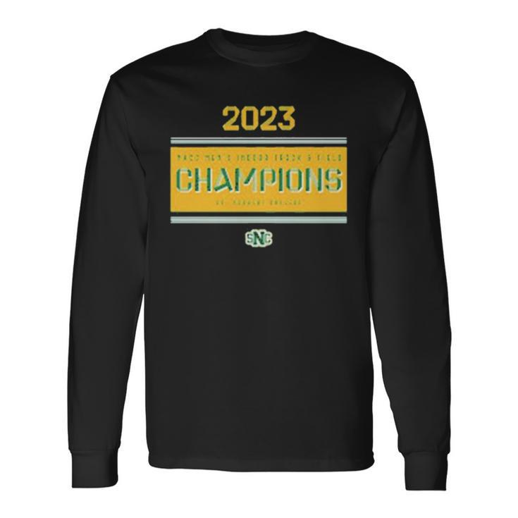 St Norbert 2023 Nacc Indoor Track And Field Champions Long Sleeve T-Shirt T-Shirt