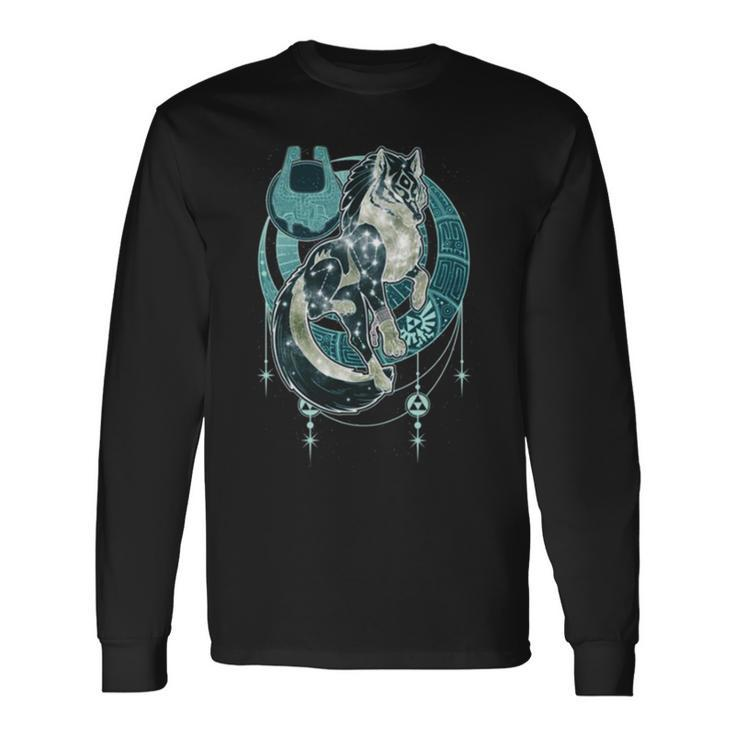 Starry Twilight Sky Astral Chain Long Sleeve T-Shirt