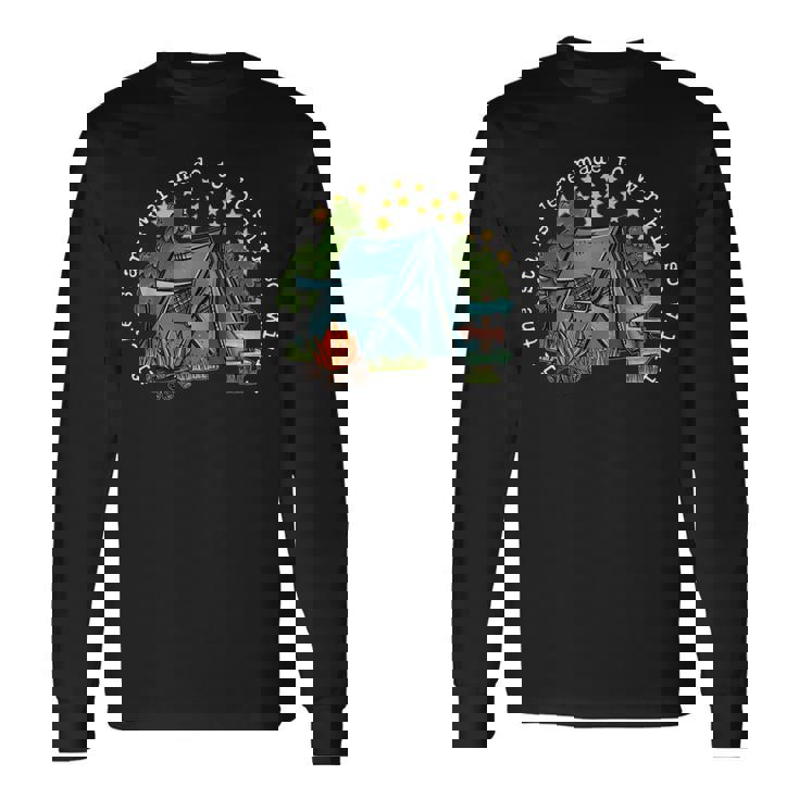 If The Stars Were Made To Worship So Will I Camping Long Sleeve T-Shirt