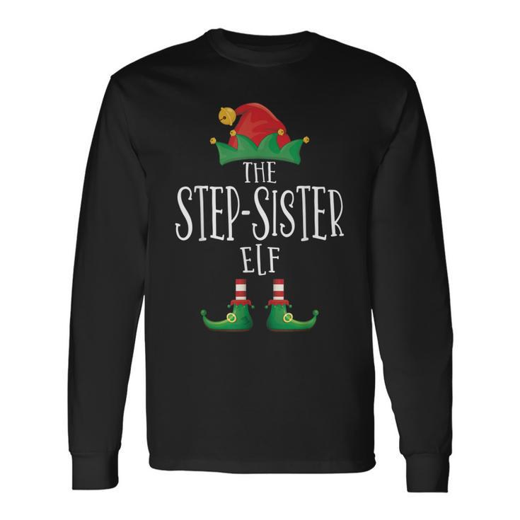 Step-Sister Elf Familie Passender Pyjama Weihnachten Elf Langarmshirts Geschenkideen