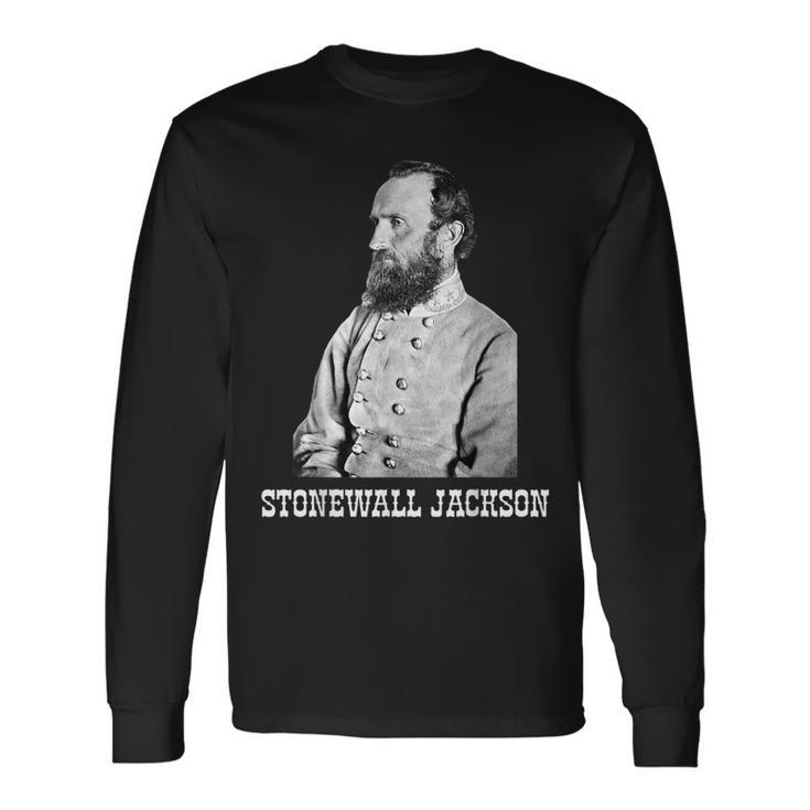 Stonewall Jackson American Civil War History Long Sleeve T-Shirt