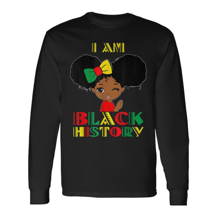 I Am The Strong African Queen Girl Pretty Black And Educated Long Sleeve T-Shirt