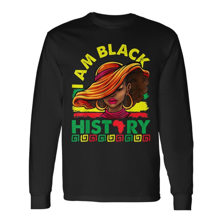 I Am The Strong African Queen Girls Black History Month V9 Long Sleeve T-Shirt