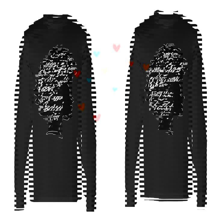 Strong Black Woman Black Queen Melanin Queen Long Sleeve T-Shirt T-Shirt