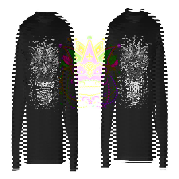 Mardi Gras Skull Jester Hat Men's T-Shirt Mardi Gras Skull Jester Hat Men's T-Shirt