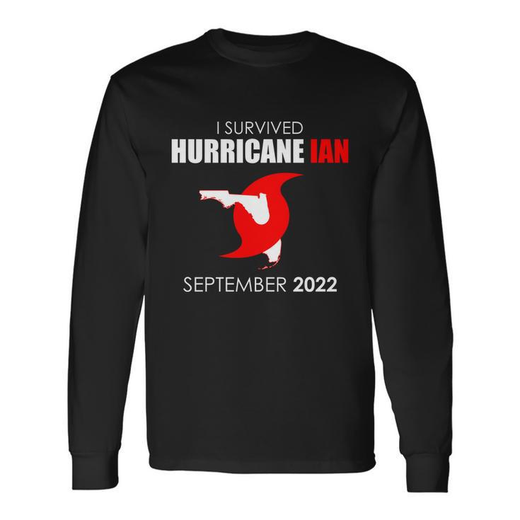 I Survived Hurricane Ian September 2022 V2 Long Sleeve T-Shirt
