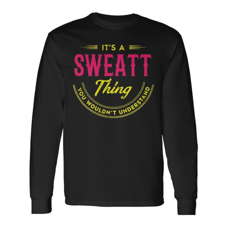 Sweat Personalized Name Name Print S With Name Sweatt Long Sleeve T-Shirt