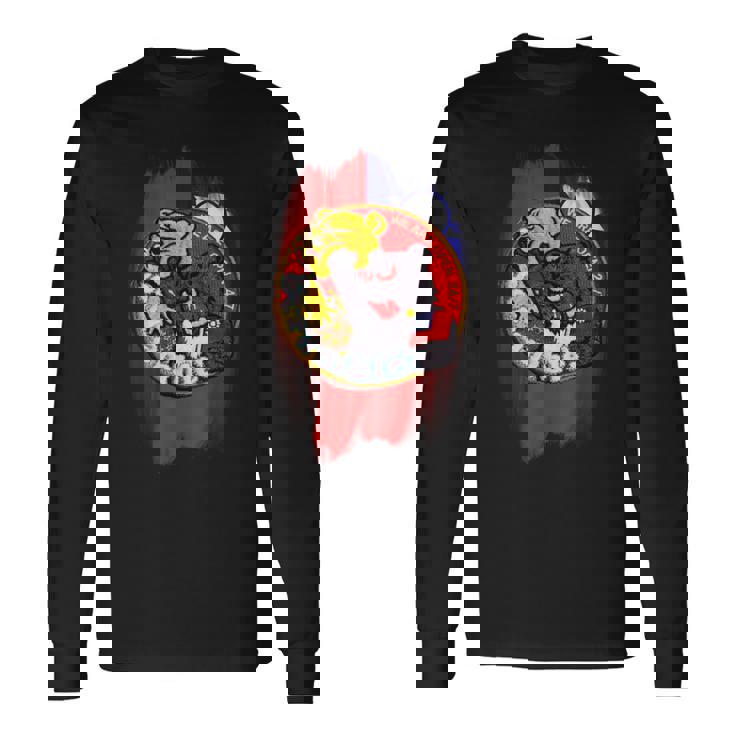 Taiwan Air Force Patch With Taiwan Flag Long Sleeve T-Shirt T-Shirt