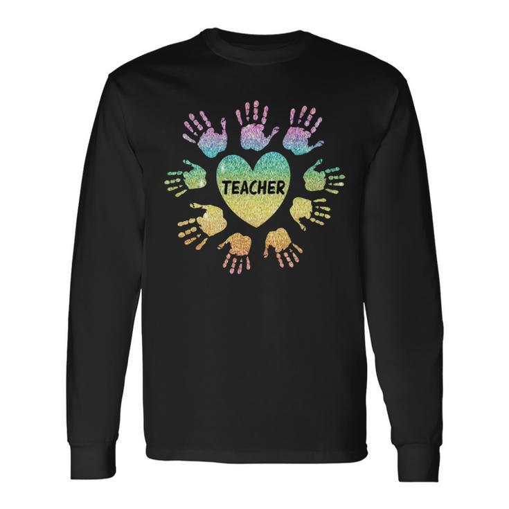 I Teach Love Bravery Equality Strength Kindnesss Long Sleeve T-Shirt