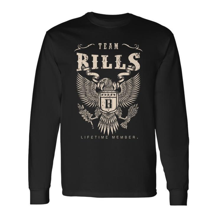 Team Bills Lifetime Member Long Sleeve T-Shirt