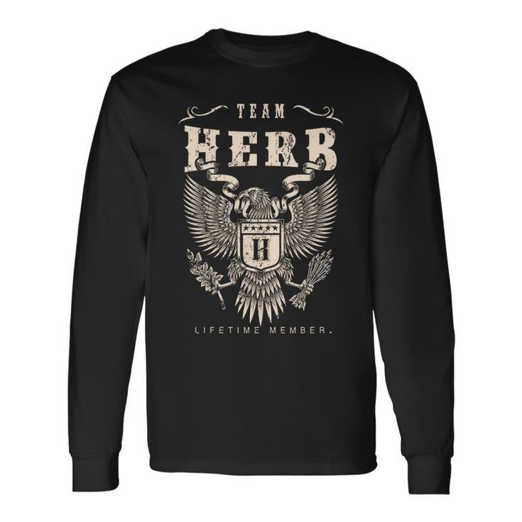 Team Herb Lifetime Member Long Sleeve T-Shirt