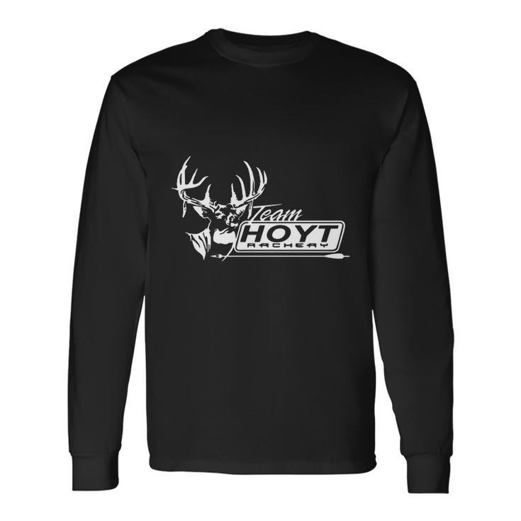 Team Hoyt Archery Hunting Compound Bow Hunting Men Women Long Sleeve T-Shirt T-shirt Graphic Print