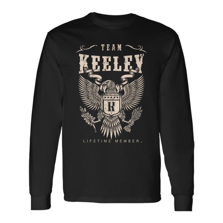 Keely Merch Team Keeley Lifetime Member V2 Long Sleeve T-Shirt | Seseable
