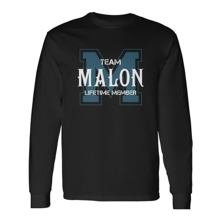 Team Malon Lifetime Member Long Sleeve T-Shirt