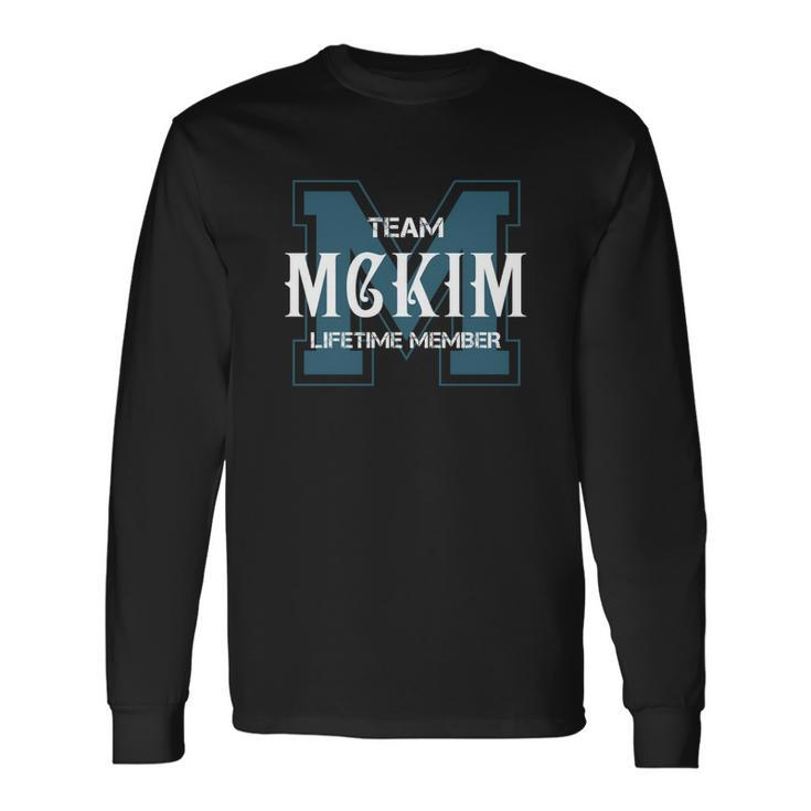 Team Mckim Lifetime Member Long Sleeve T-Shirt