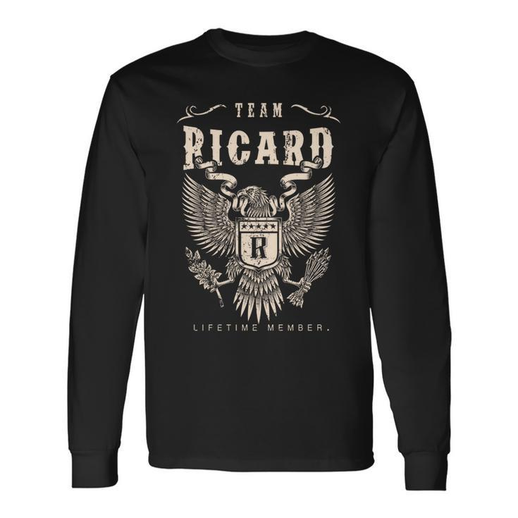Team Ricard Lifetime Member Long Sleeve T-Shirt