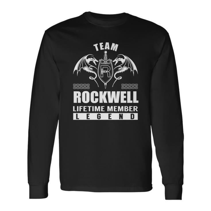 Team Rockwell Lifetime Member Legend Long Sleeve T-Shirt