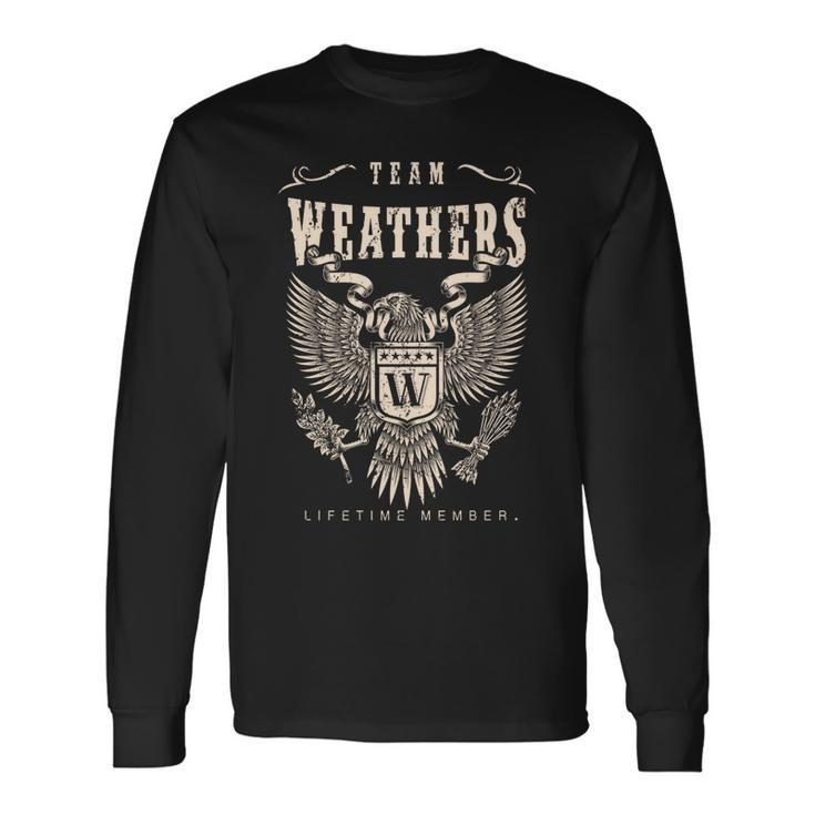 Team Weathers Lifetime Member V2 Long Sleeve T-Shirt