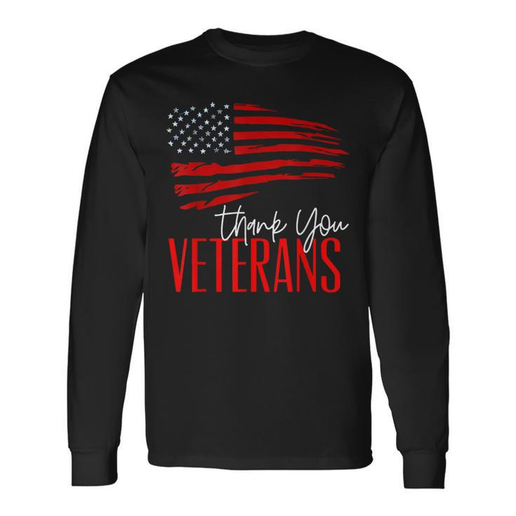 Thank You Veterans V3 Long Sleeve T-Shirt