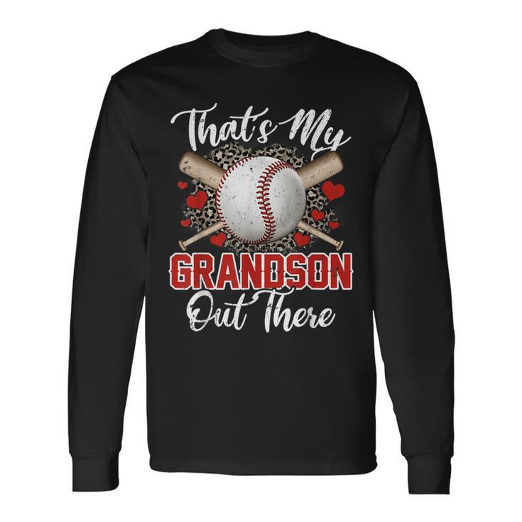 That's My Grandson Out There Baseball Grandma Mother's Day Shirt