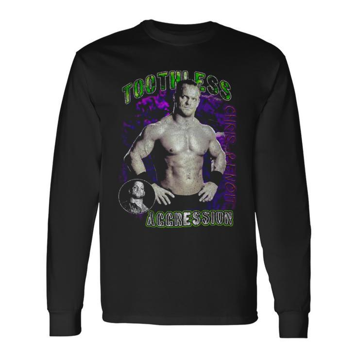 Toothless Agression Canadian Crippler Vintage Style Long Sleeve T-Shirt