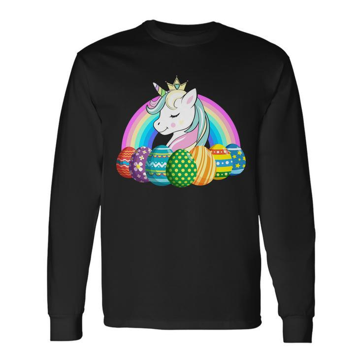 Unicorn Easter Eggs V2 Long Sleeve T-Shirt