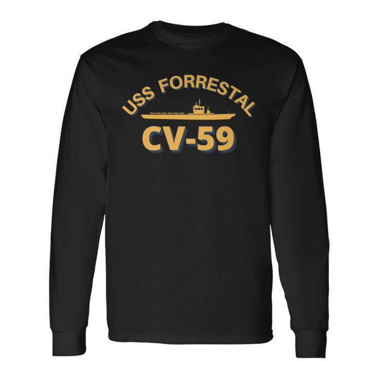 United States Aircraft Carrier Cv-59 Uss Forrestal Long Sleeve T-Shirt Gifts ideas
