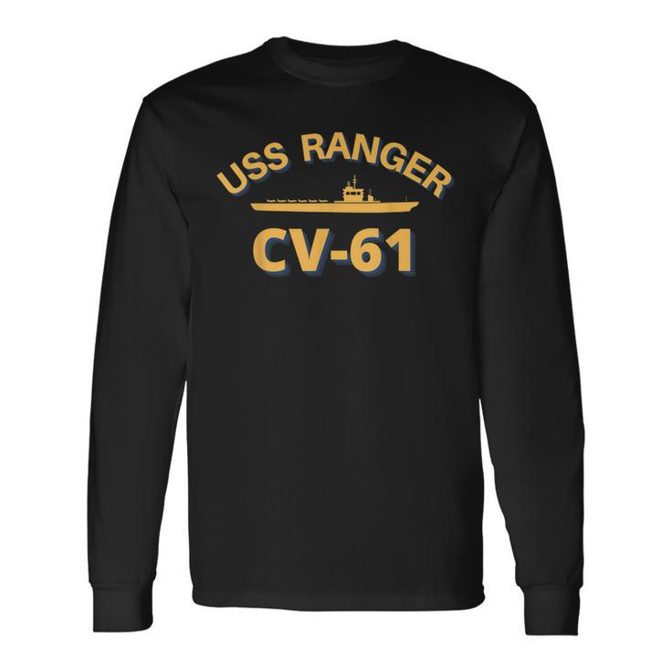Us Aircraft Carrier Cv-61 Uss Ranger Long Sleeve T-Shirt