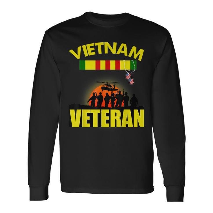 Us Army Vietnam Veteran Grumpy Old Vietnam Veteran Long Sleeve T-Shirt