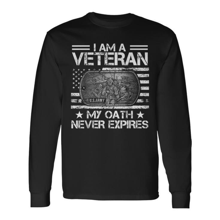 Usarmy Veteran For Veteran Day Idea Long Sleeve T-Shirt
