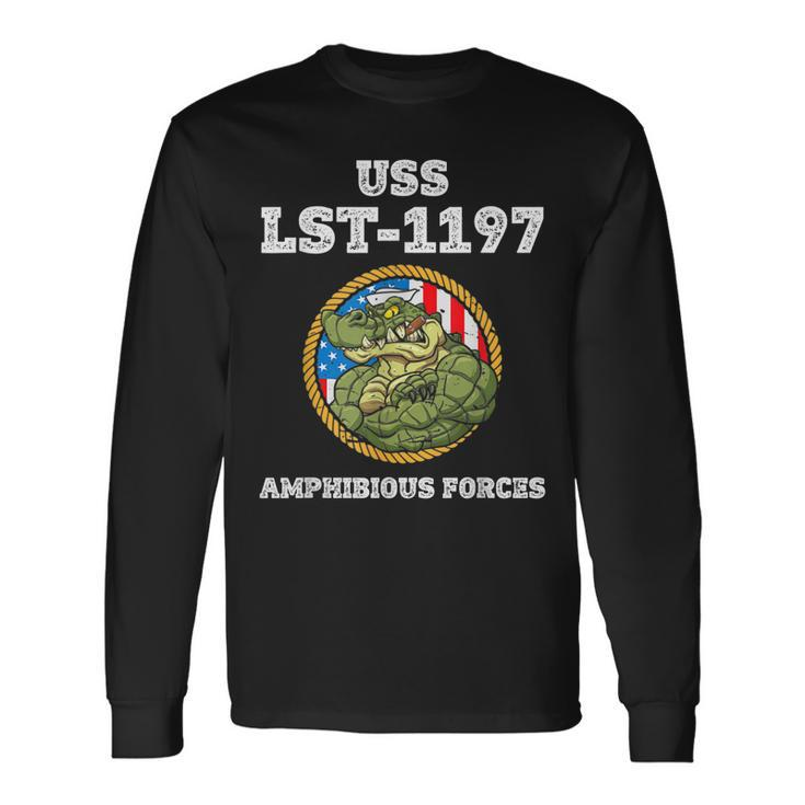 Uss Barnstable County Lst-1197 Amphibious Force Long Sleeve T-Shirt