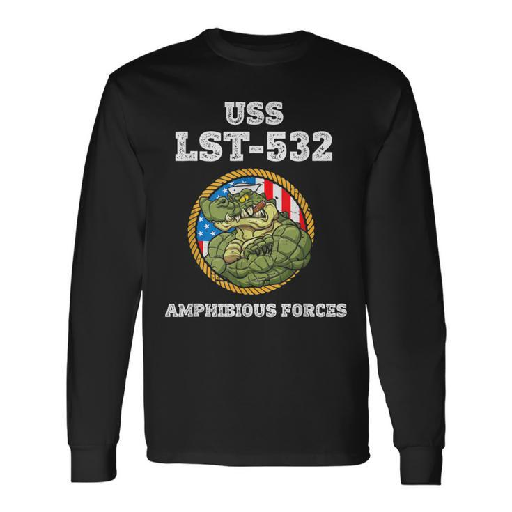 Uss Chase County Lst-532 Amphibious Force Long Sleeve T-Shirt