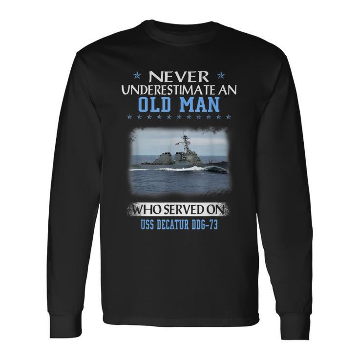 Uss Decatur Ddg-73 Destroyer Class Veterans Day Father Day Long Sleeve ...