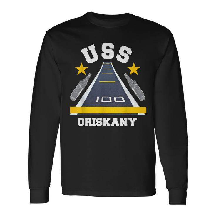 Uss Oriskany Aircraft Carrier Military Veteran Long Sleeve T-Shirt Gifts ideas