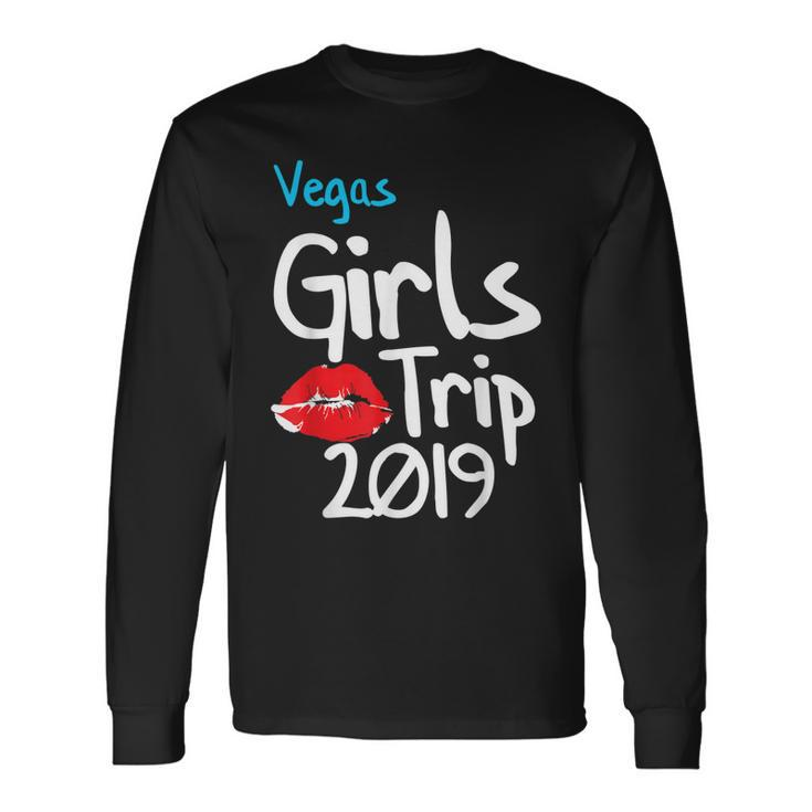 Vegas Girls Trip 2019 Matching Girl Squad Group Long Sleeve T-Shirt T-Shirt