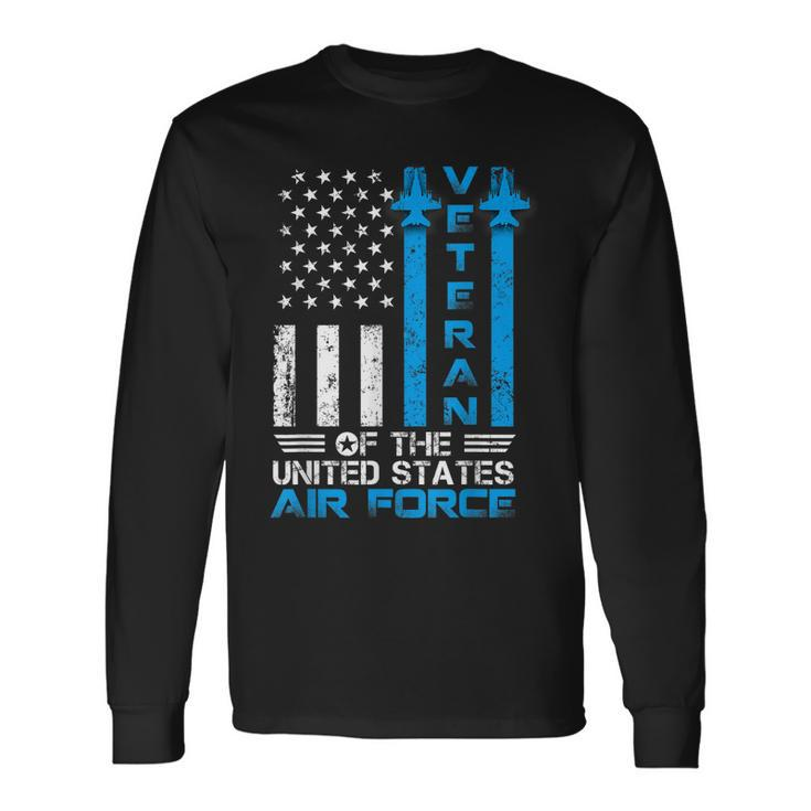 Veteran Of The United States Us Air Force Usaf Long Sleeve T-Shirt Gifts ideas