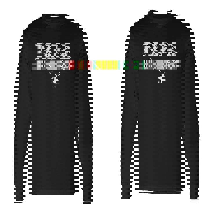 Vietnam Veteran Papa Vietnam Veteran Long Sleeve T-Shirt T-Shirt