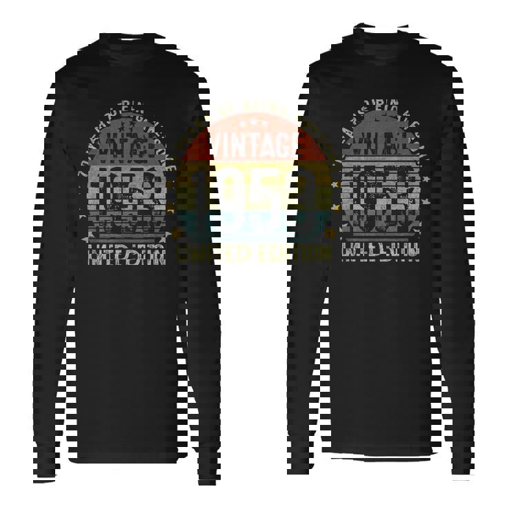 Vintage 1953 Limited Edition 70 Year Old Birthday Long Sleeve T-Shirt T-Shirt