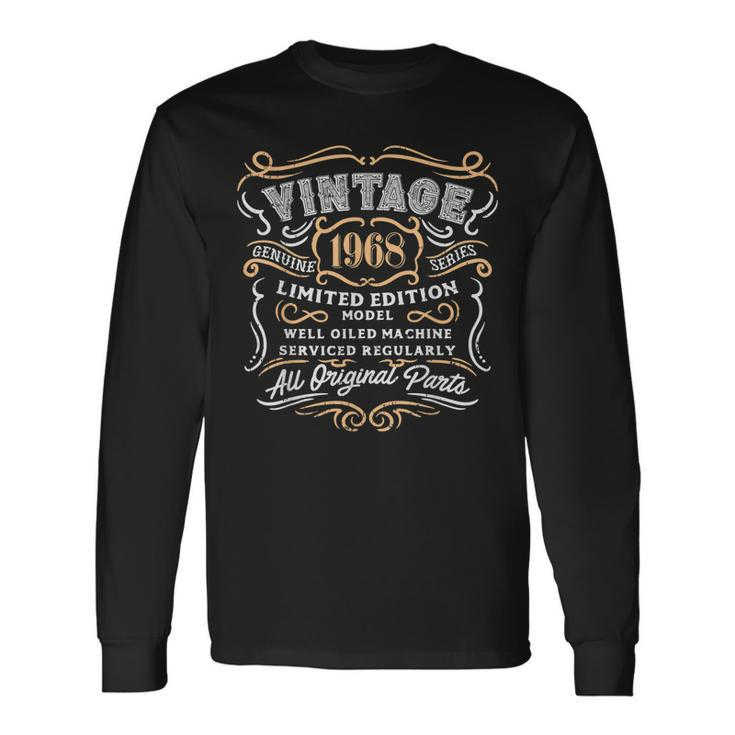 Vintage 1968 Retro 51St Birthday Long Sleeve T-Shirt