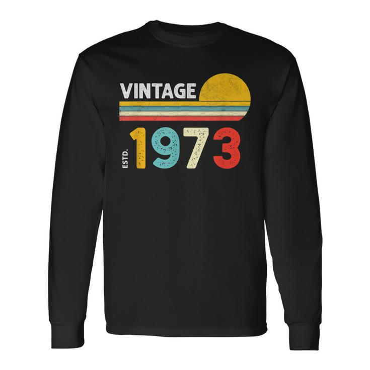 Vintage 1973 V2 Long Sleeve T-Shirt T-Shirt